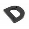 Litera "D" 78x8mm czarna