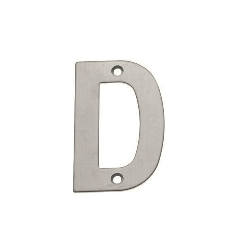 Litera "D"-10cm INOX
