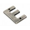 Litera "E" 78x8mm antyczna cyna