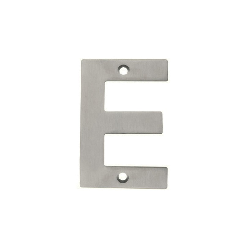 Litera "E"-10cm INOX