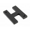 Litera "H" 78x8mm czarna