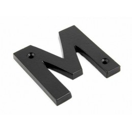 Litera "M" 78x8mm czarna