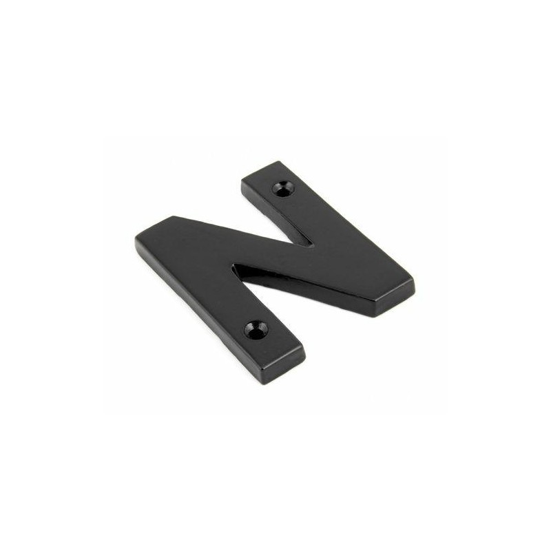 Litera "N" 78x8mm czarna