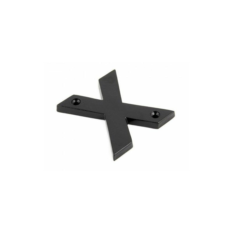 Litera "X" 78x8mm czarna