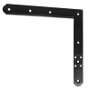 Narożnik 220x220mm czarny 150mm górny prawy / dolny lewy