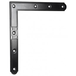 Narożnik 220x220mm czarny 96mm górny lewy / dolny prawy