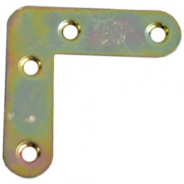 Narożnik budowlany 50x50x14mm mod.2 żółty ocynk