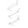 Nawiewnik aluminiowy 419mm biały 6000EA przykręcany mod. SF Xtra 16