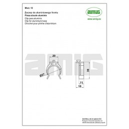 Komplet nóżek regulowanych kuchennych z zaczepami wys.135-160mm czarny