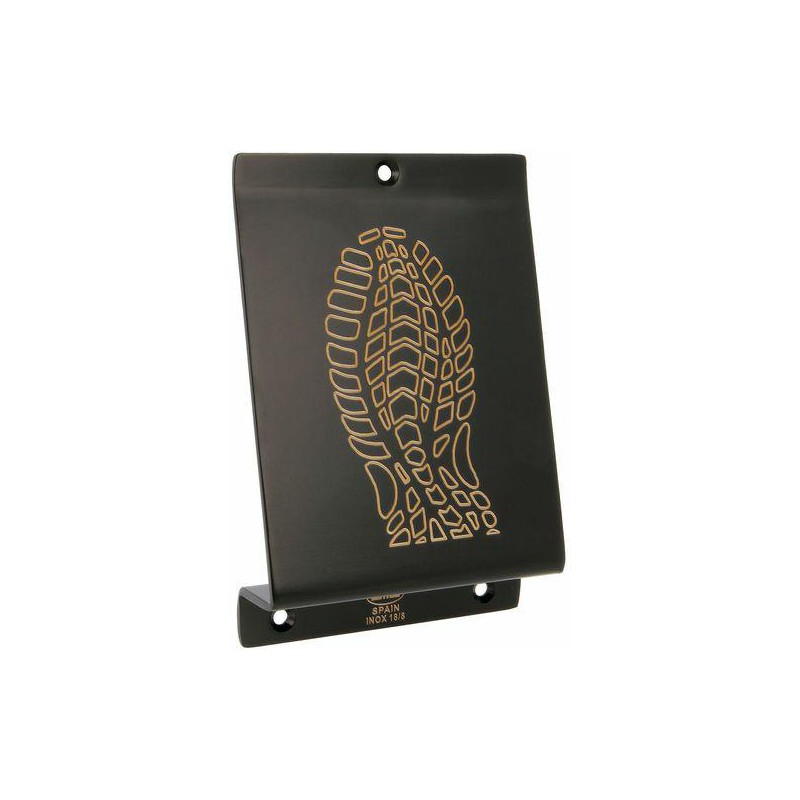 Nożny otwieracz drzwi Inox czarny AISI 304