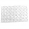 Kropelki, podkładki silikonowe mod.610-8x2,5mm 2 plastry po 20sztuk