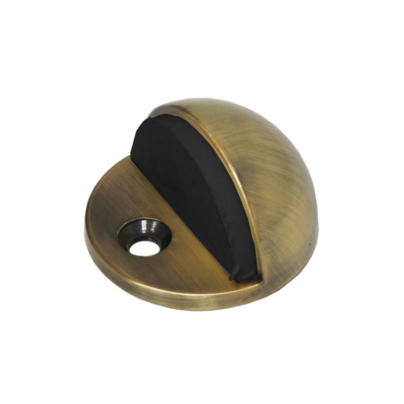 Odbój odbojnik podłogowy 45x26mm złoto antyczne / czarny mod. 100