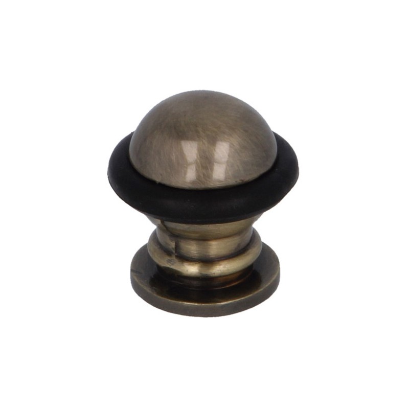 Odbój 22x30mm złoto antyczne / czarny odbojnik podłogowy mod. 203