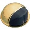 Odbój drzwiowy 50x22mm złoty / czarny odbojnik podłogowy mod. 400