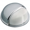 Odbój drzwiowy 50x22mm chrom / biały odbojnik podłogowy mod. 402