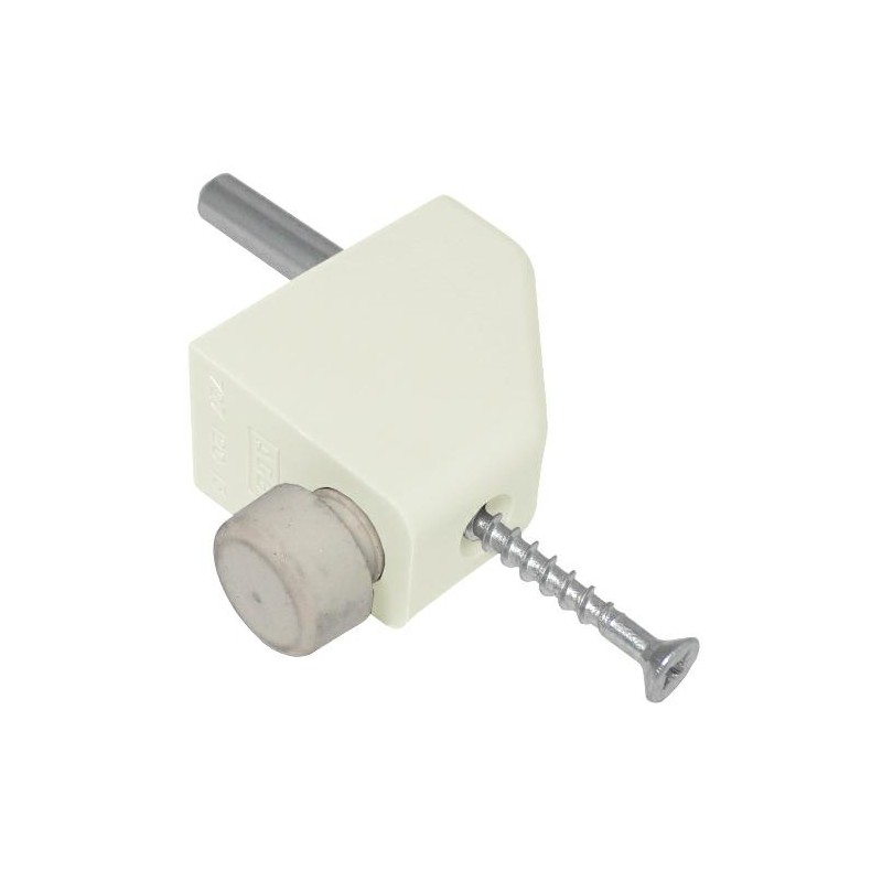 Odbój do drzwi przesuwnych biały