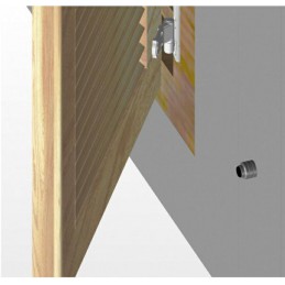 Odbój do okiennic sprężynowy zewnętrzny do muru mod. 3110 AMIG