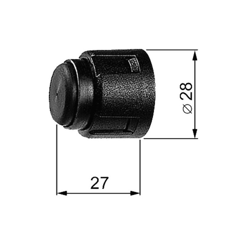 Odbój zewnętrzny do muru ze sprężyną AGB