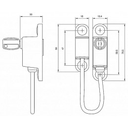 Ogranicznik Flex 200 mm czarny