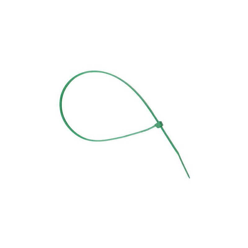 Opaska zaciskowa 4.8x200mm zielona 30 sztuk mod.3400