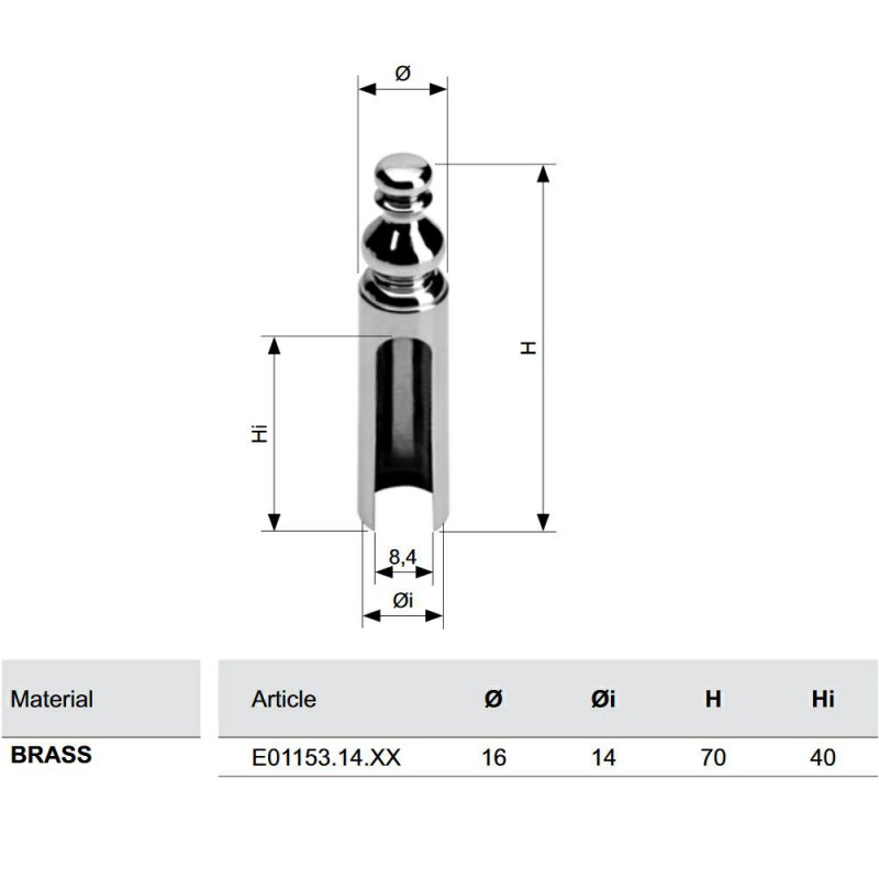 Osłonka zawiasu 3D-14 barok antracy
