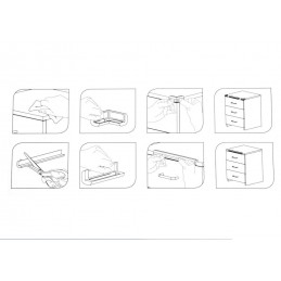 Osłonki piankowe brąz (4szt narożników i 2m krawędzi) mod. CS503 Dis