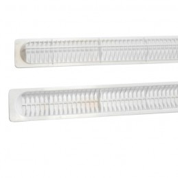 Komplet kratek do nawiewnika 241mm białe plastikowe mod.GS22 241 2 sztuki