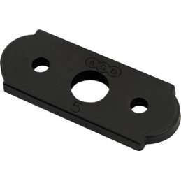 Podkładka klamki 5x66x24 czarna