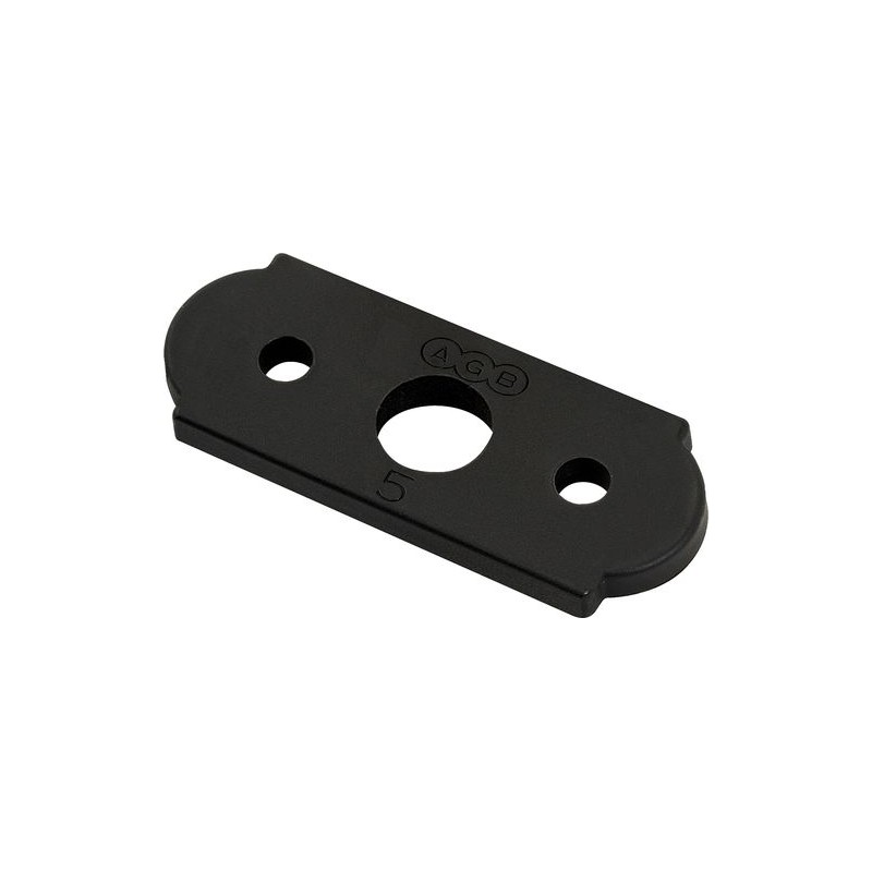 Podkładka klamki 5x66x24 czarna