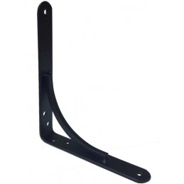 Wspornik półki stalowy czarny 150x125mm mod.10