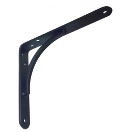Wspornik półki stalowy czarny 200x150mm mod.10