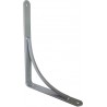 Wspornik półki stalowy szary 250x200mm mod.10