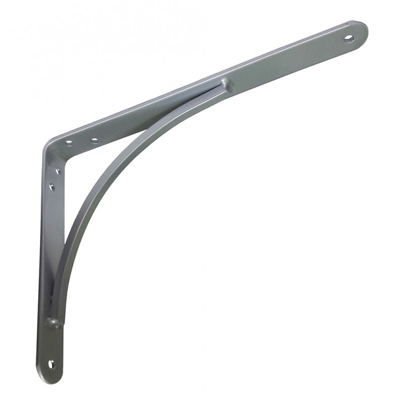 Wspornik półki stalowy szary 250x200mm mod.10