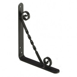 Wspornik półki stalowy czarny 150x125mm mod. 11