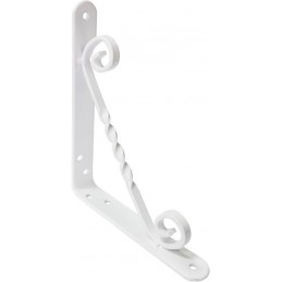 Wspornik półki stalowy biały 200x150mm mod. 11