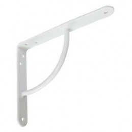 Wspornik półki stalowy biały 150x125mm mod. 12