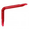 Wspornik półki stal czerwony 300x200mm  mod. 14