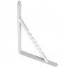 Wspornik półki wzmocniony stal biały 200x150mm mod. 21