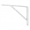 Wspornik półki wzmocniony stal biały 200x150mm mod. 21