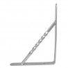 Wspornik półki wzmocniony stal srebrny 200x150mm mod. 21