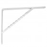 Wspornik półki wzmocniony stal biały 250x200mm mod. 21
