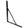 Wspornik półki wzmocniony stal czarny 250x200mm mod. 21