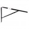 Wspornik półki wzmocniony stal czarny 250x200mm mod. 21