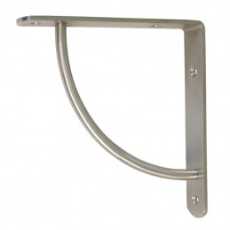 Wspornik półki wzmocniony stal nikiel satyna 170x170mm mod. 24