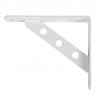 Wspornik półki wzmocniony stal biały 200x160mm mod. 25