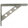 Wspornik półki wzmocniony stal nikiel satyna 200x160mm mod. 25