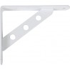 Wspornik półki wzmocniony stal biały 300x240mm mod. 25