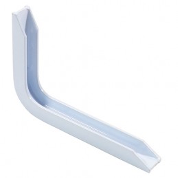 Wspornik półki aluminium biały 150x100mm mod.4