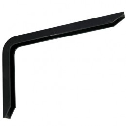 Wspornik półki aluminium czarny 200x150mm mod.4