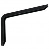 Wspornik półki aluminium czarny 200x150mm mod.4